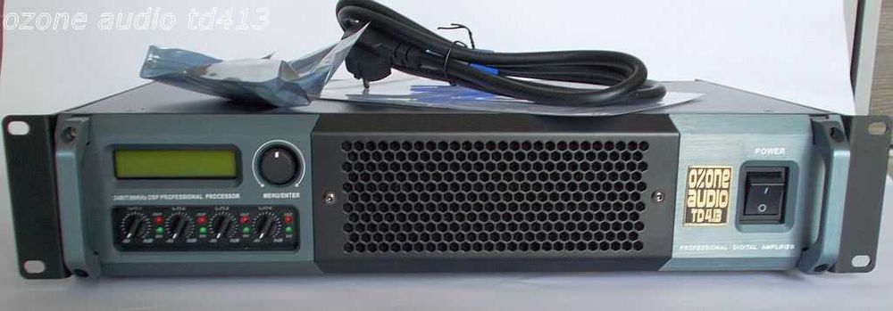 Końcówka mocy z procesorem DSP 4X2200W RMS 4 Ohm Ozone Audio td4,13