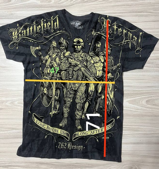 Продам Вінтажну футболку Affliction Battlefield Eternal Warriors