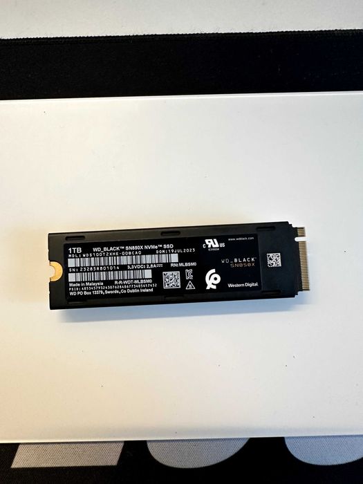 WD_BLACK SN850X 1TB Heatsink SSD PS5 / PC PCIe 4.0