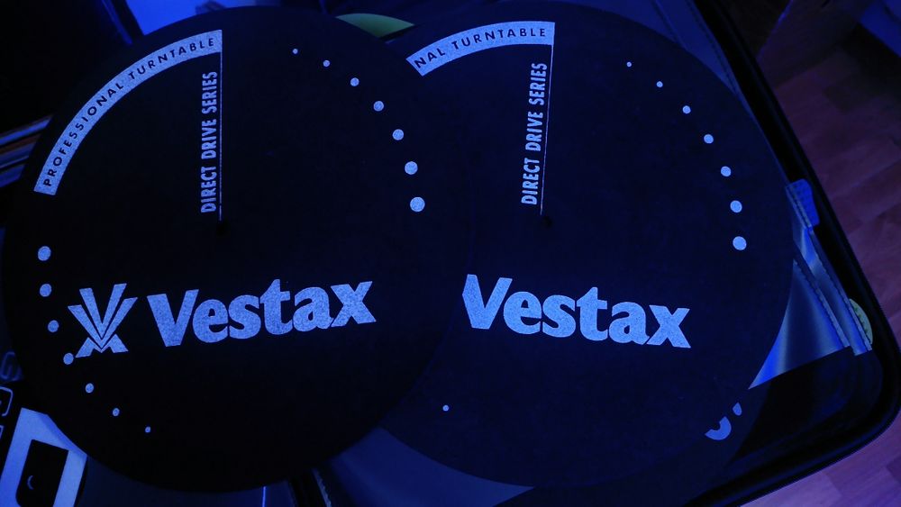 Gramofon Vestax PDX slipmaty slipmata oryginał .