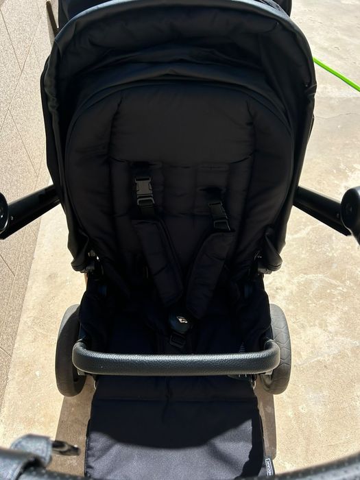 Carrinho de gemeos Bebecar Dupla Compact Black