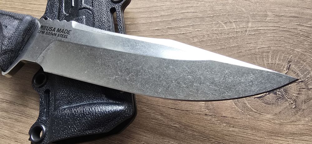 Nóż SOG Pillar S35VN Stare Logo