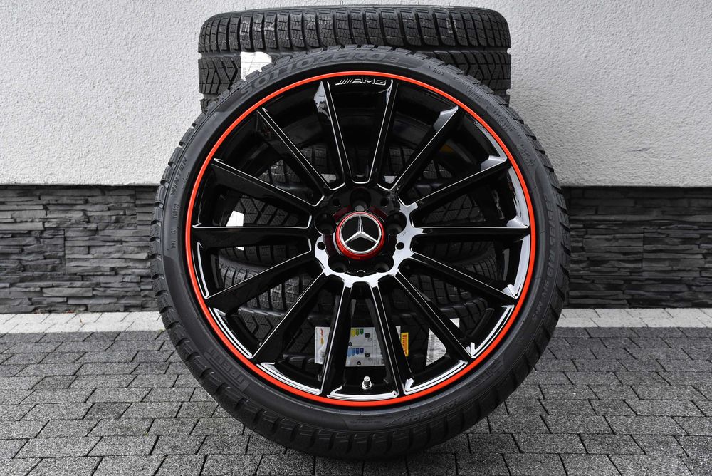 Nowe koła zimowe OEM Mercedes A35 A45 AMG W177 W176 CLA 45 CLA 35 C118 C178 X178 C174 X174 NIGHT 19" NOWE Pirelli 2026