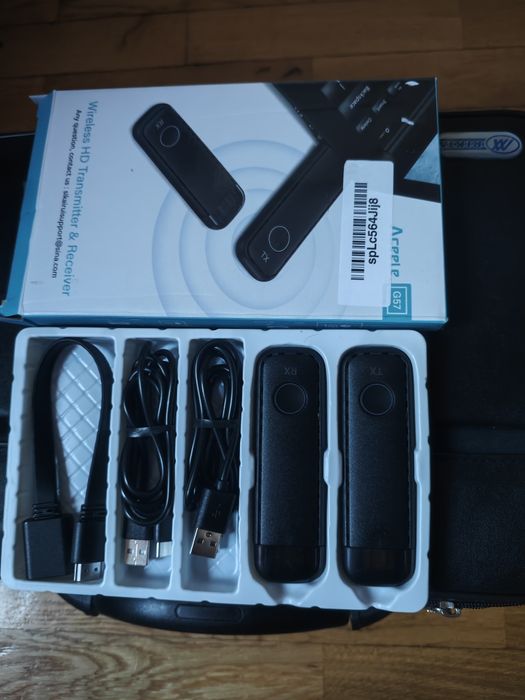 Bezprzewodowy transmiter HDMI - Zestaw przesyłu obrazu HD (TX+RX)