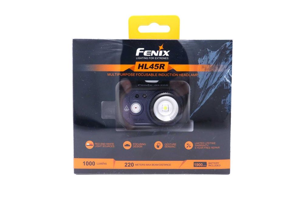 Fenix HL45R LED Ліхтар Налобний (1000 Люмен - 220 М.) ГАРАНТІЯ 5 РОКІВ