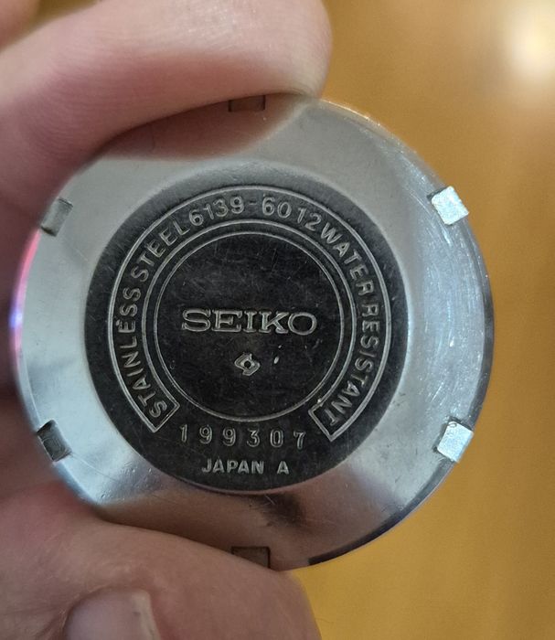 Seiko 6139 6012 caseback
