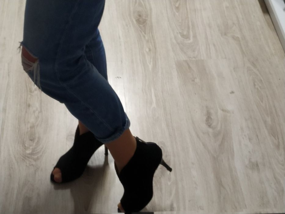 Sandały Badura, szpilki, skórzane r.37