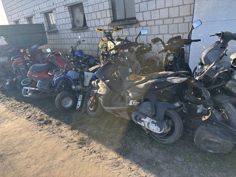 Częsci do skuterów markowych i chińskich