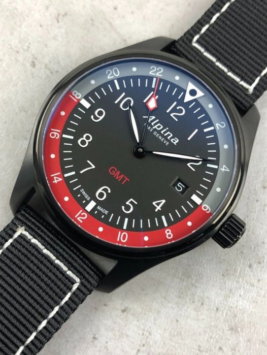 Relógio Alpina Startimer Pilot GMT