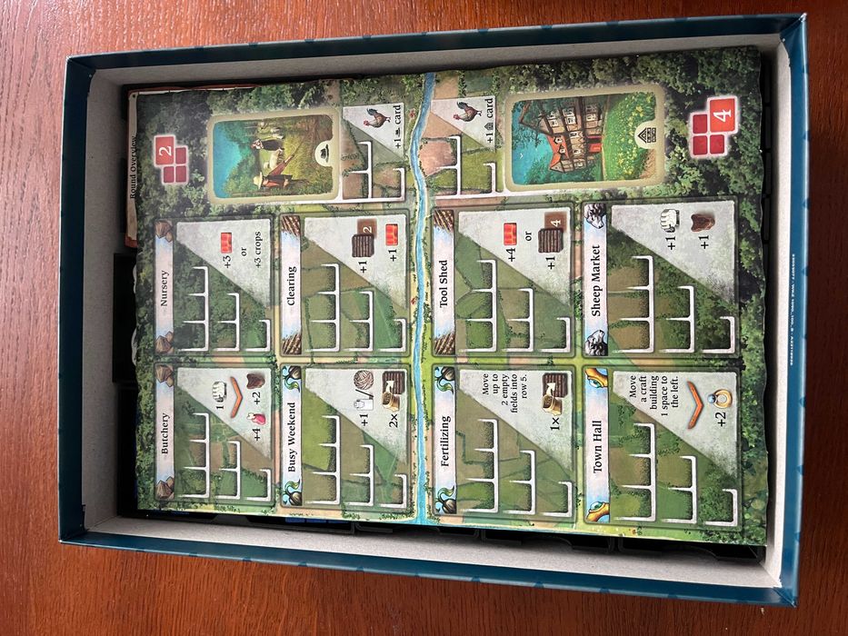 Insert organizer 3D do gry planszowej Hallertau Uwe Rosenberg