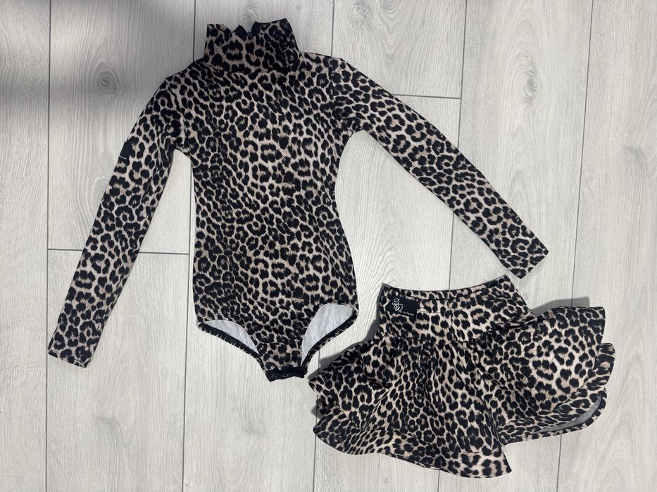 Костюм dw спідниця і бодік для бальних танців розмір 122 см