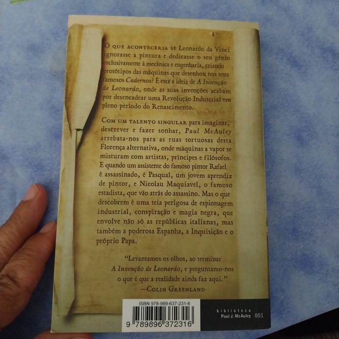 A Invenção de Leonardo (11/17). Portes incluídos
