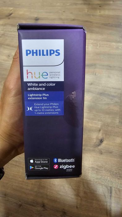Philips Hue - Smart LED Strip (1m Extensão) Nova, Caixa Selada