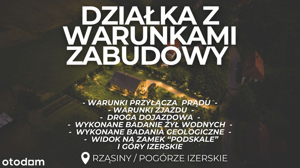 Cisza, przestrzeń i gotowe dokumenty, działka pod Twój dom w Rząsinach