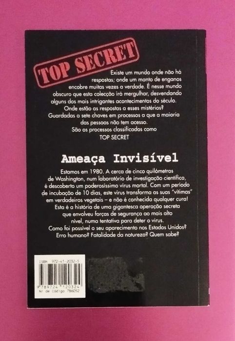 Ameaça Invisível - Ian Probert (Publicado em 1999)