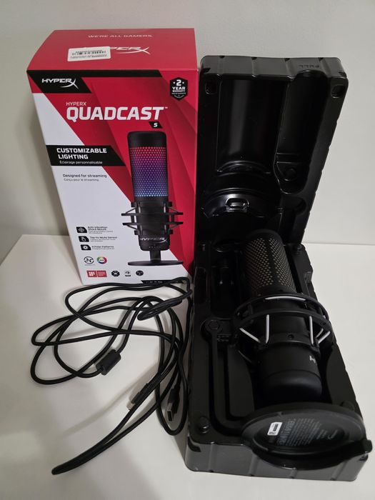 Мікрофон Hyperx Quadcast S