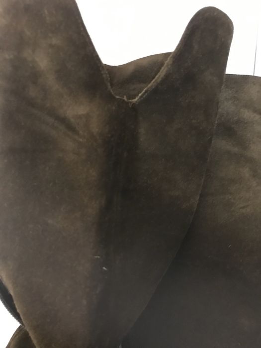 Gabor. Kozaki skórzane zamsz. Brąz. R.40