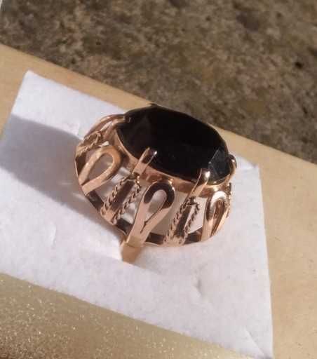 Pierścionek ZSRR 19,9mm złoto 583 14k 8,84g Okazja