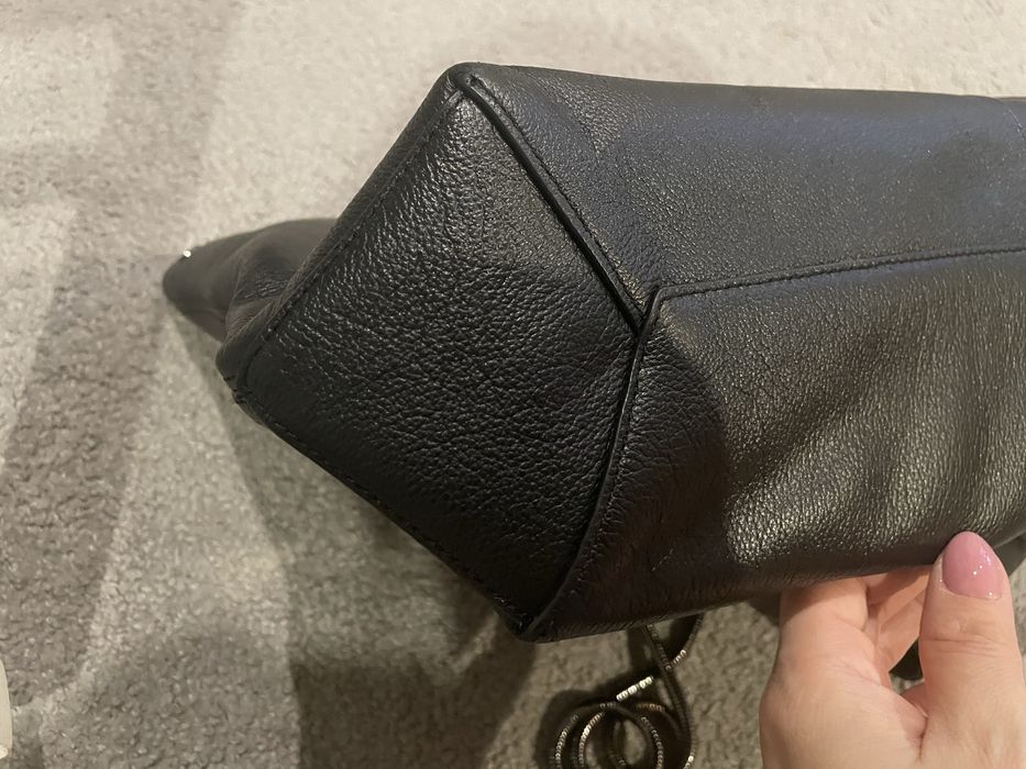 Shopper bag torebka GUESS LUXE skóra naturalna