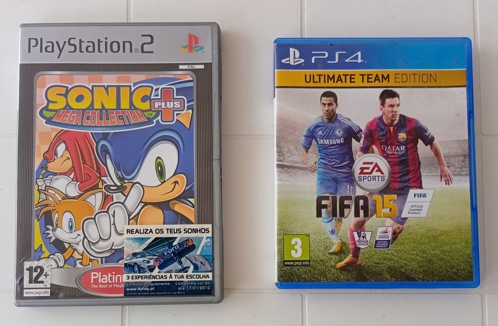 Jogos para PlayStation 2 e 4