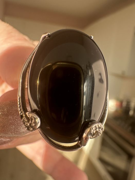 Срібний набір з Оніксом