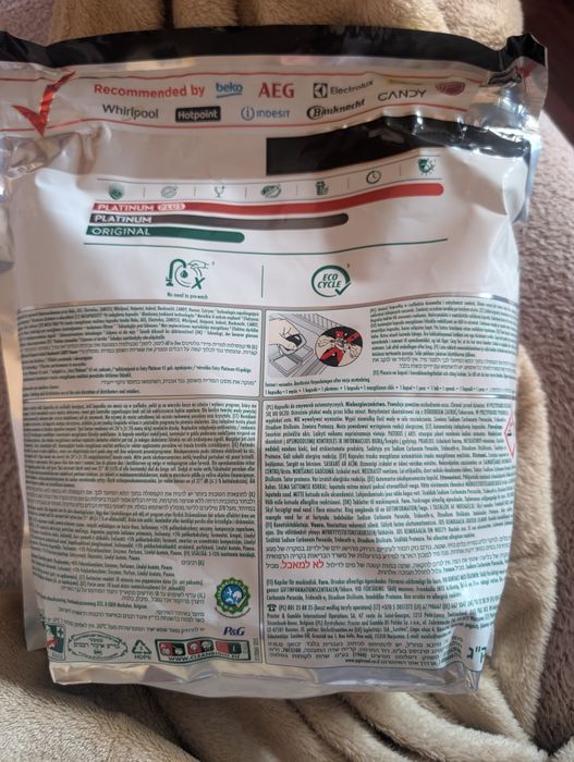 Kapsułki do zmywarki fairy platinum 96szt.