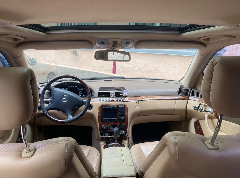 Mercedes w220 s500 на пружинах