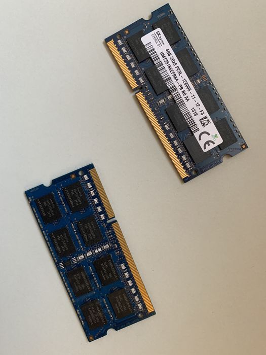 2 планки ОЗУ х 4gb Hynix