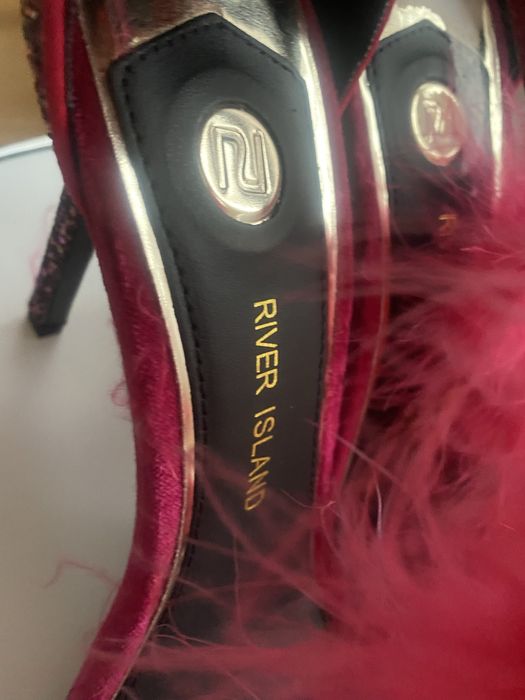 Sandałki na obcasie River Island rozm 41