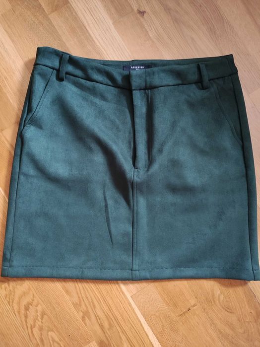 Zielona spódniczka mini