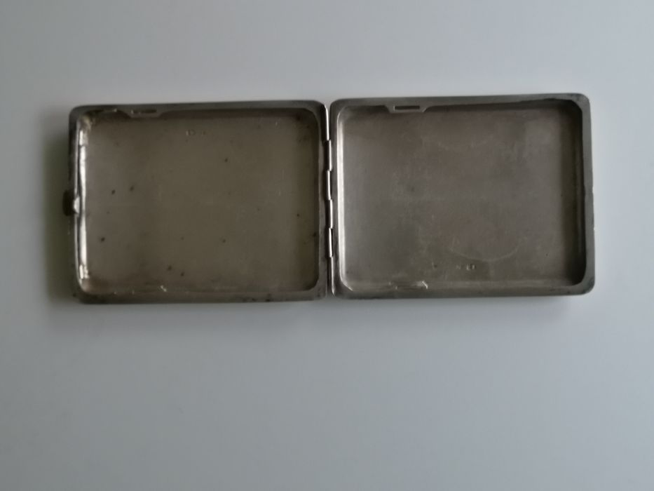 papierośnica vintage Polska srebro