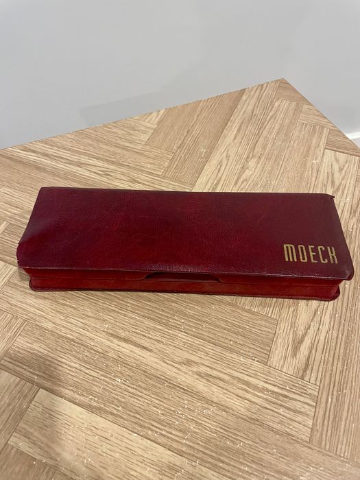 Flauta antiga de madeira Moeck