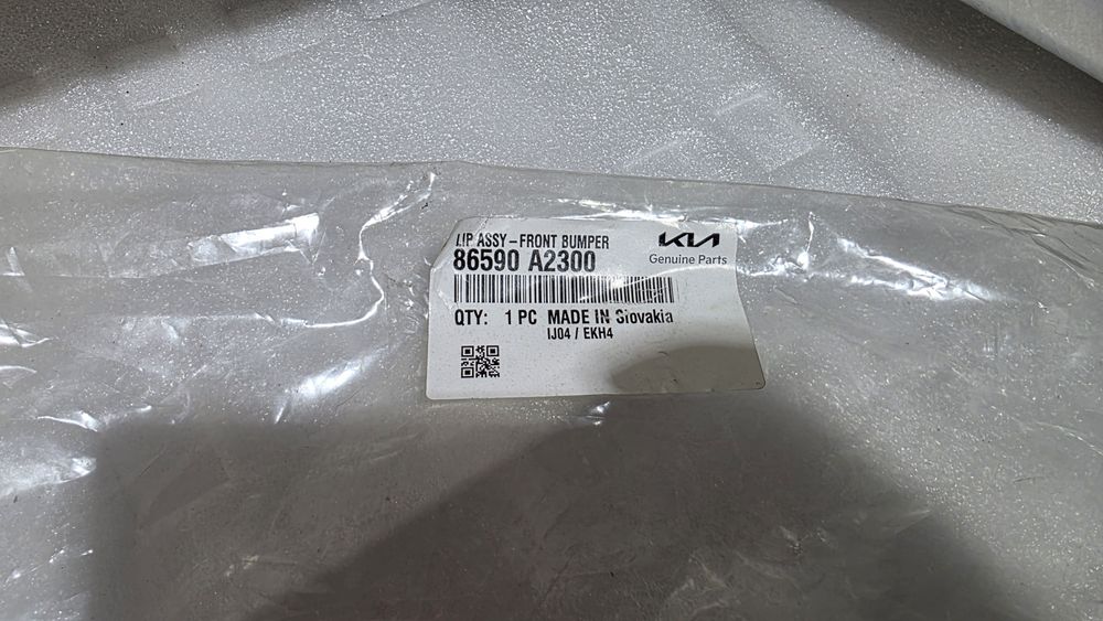 Spojler dokładka zderzaka kia proceed pro ceed 2 II hokej przód 12- OE