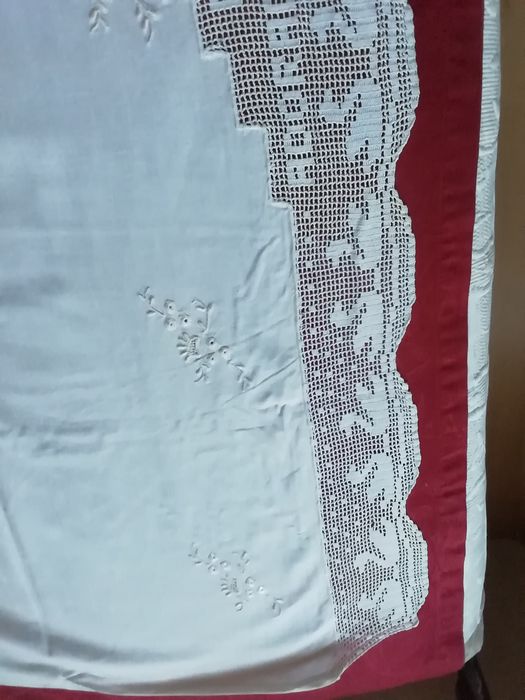 Lençol de criança, com defeito