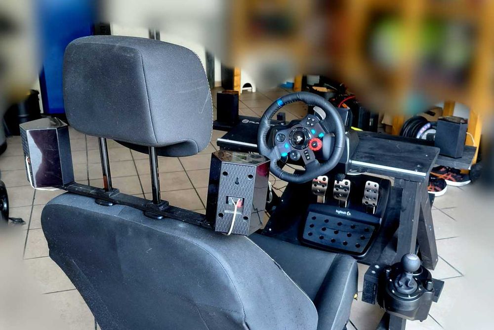 Cockpit Sim Racing + Som Surround 5.1