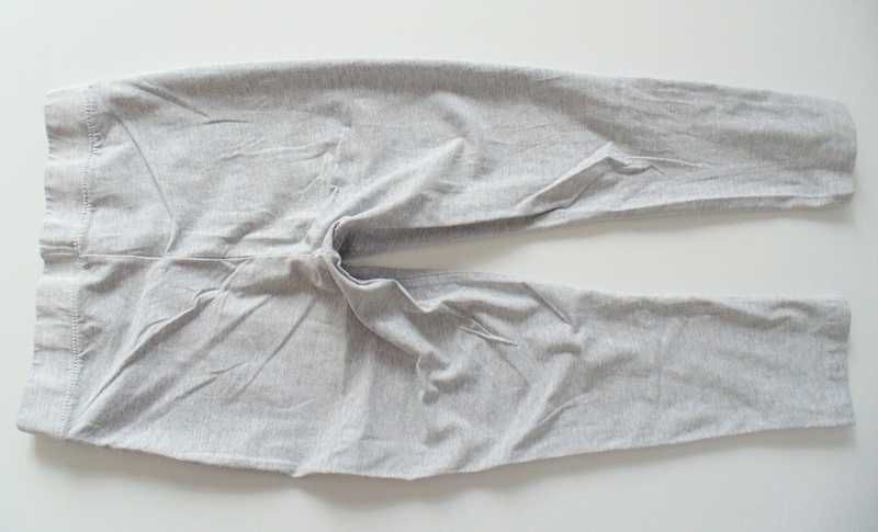 Basic You popielate legginsy damskie 3/4 długość - S/M