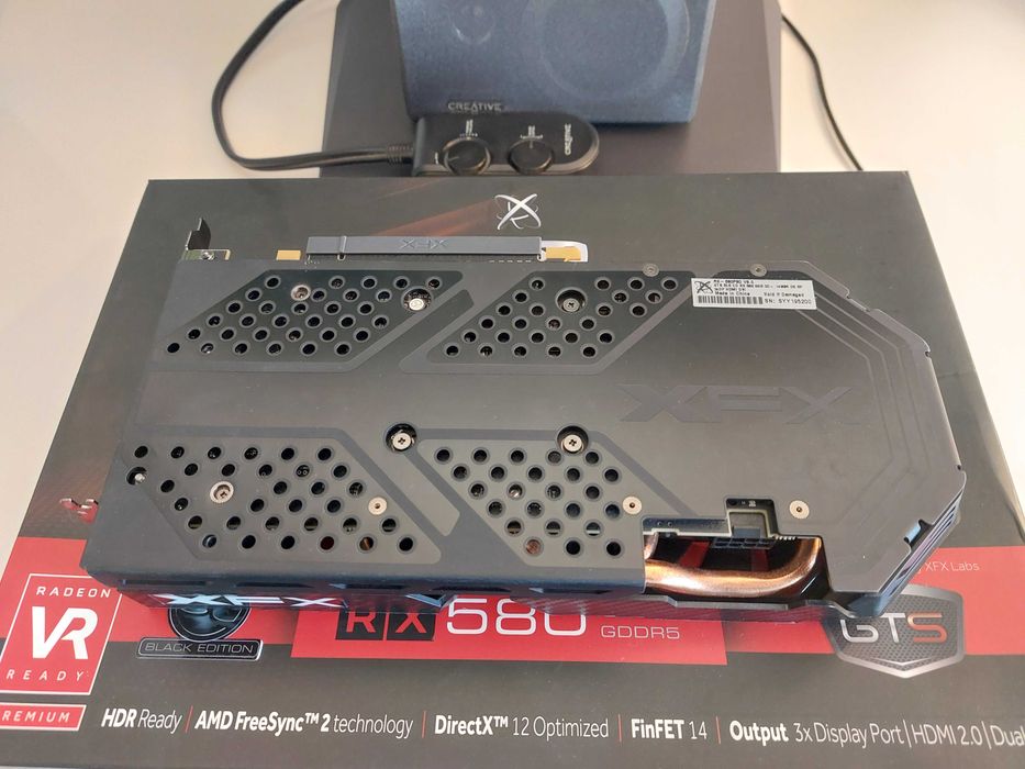 Amd XFX rx580 gts 8gb black edition xxx