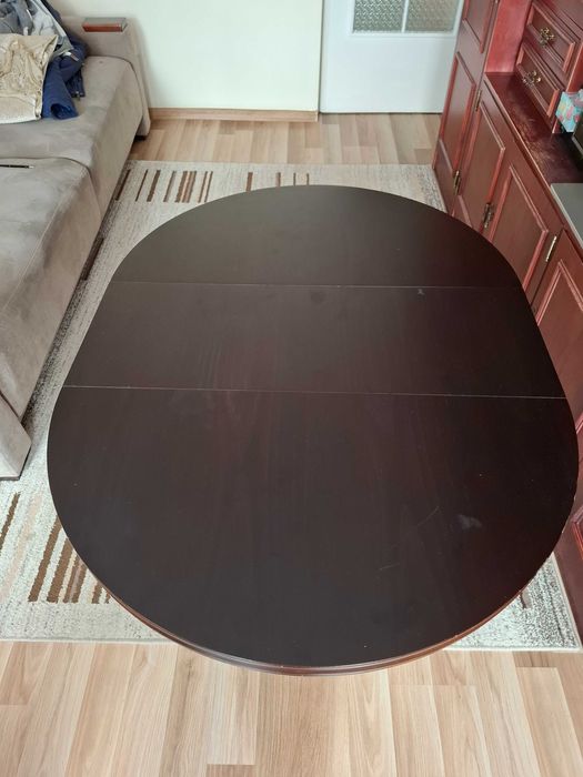 Stolik okrągły drewniany