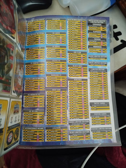 Caderneta match attax 22/23