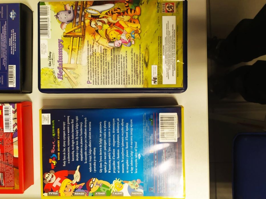 5 długometrażowych filmów animowanych Video VHS