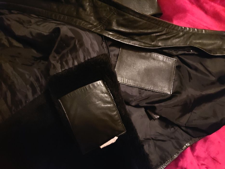 Kurtka męska z naturalnej skóry ocieplana Marbet XXL