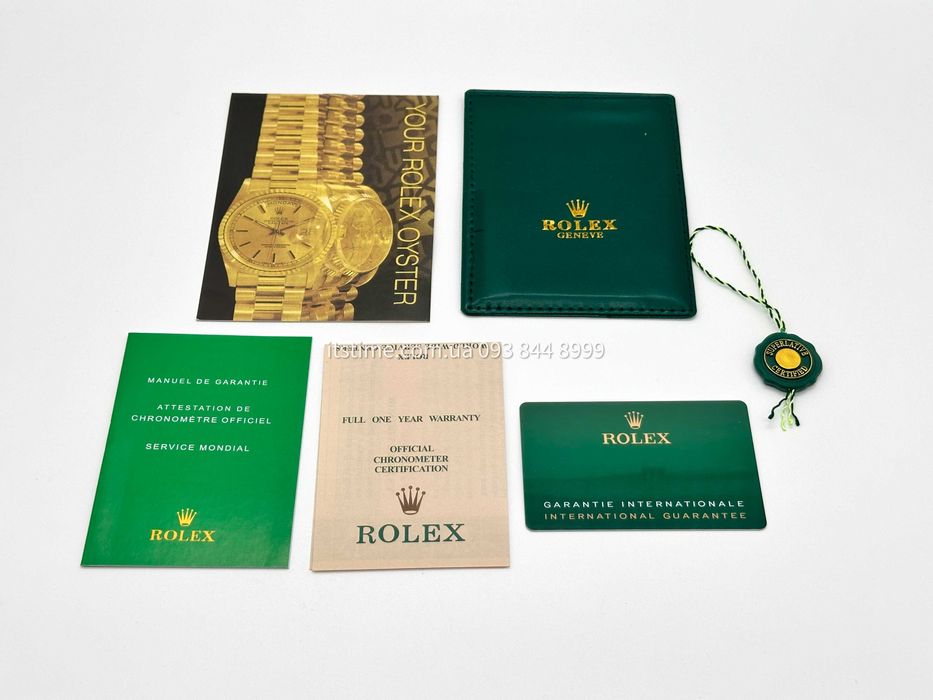 Документи для годинника Rolex, картка ролекс, футляр чохол Rolex