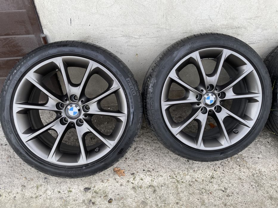 (96)Koła, Felgi 5x120 18” Oryginał BMW f30, Grafit