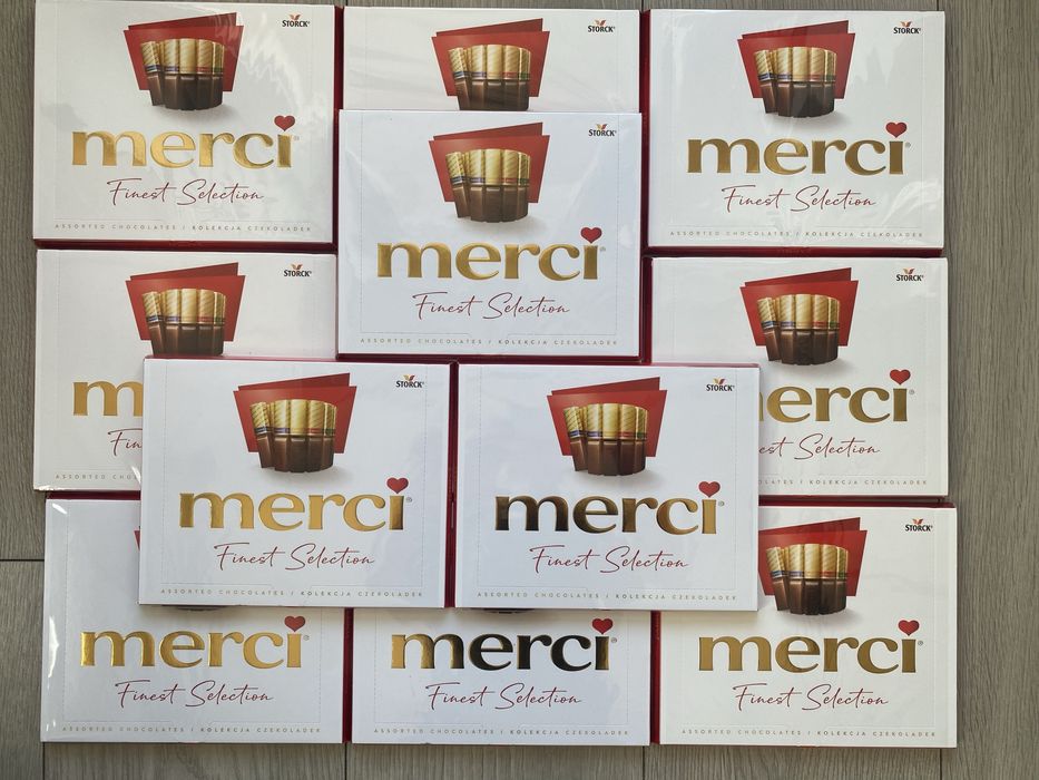 12x Czekoladki Merci Finest Selection Bombonierka 250g Okazja