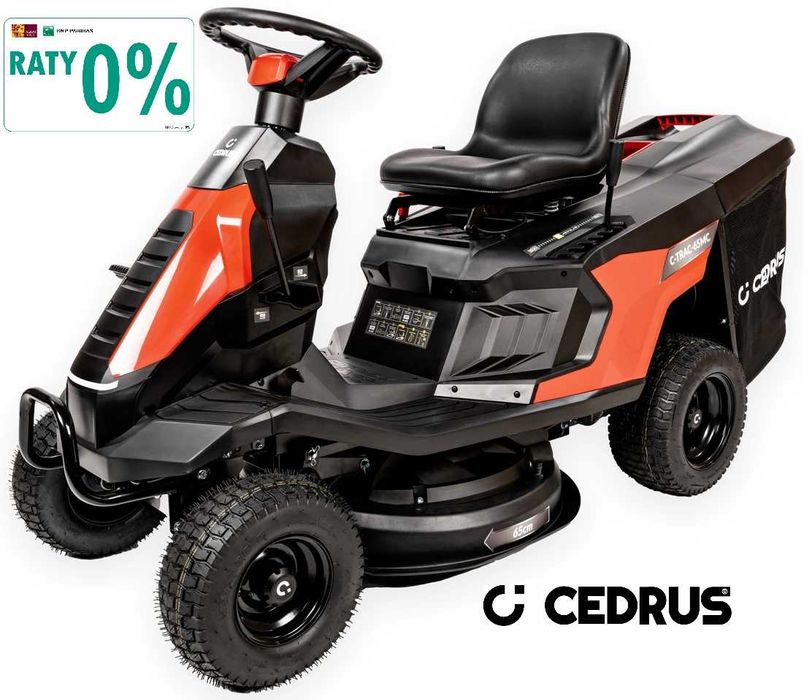 Traktorek CEDRUS C-TRAC 65MC Rider + System Mielenia + Wyrzut Boczny