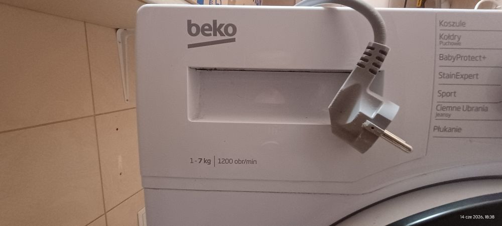 Pralka Beko steam cure