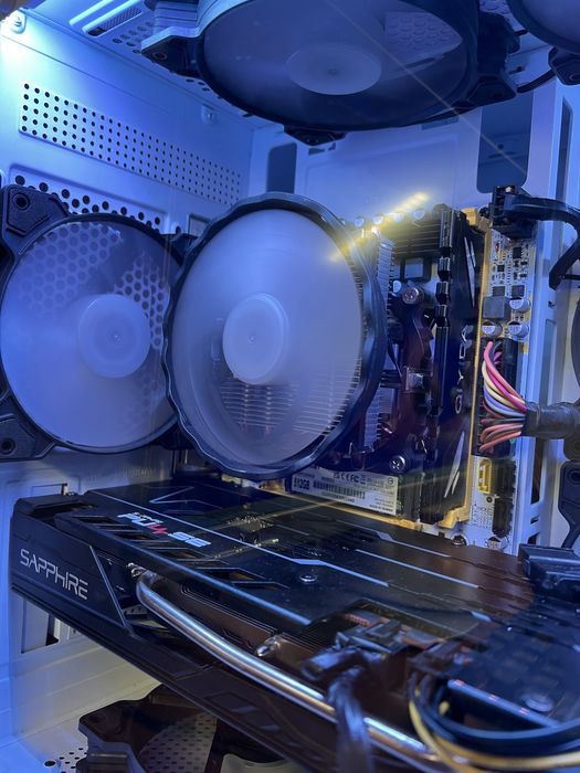 Стаціонарний ПК ігровий RX 5700xt 8GB Системник Xeon 28 ядер / SSD 512