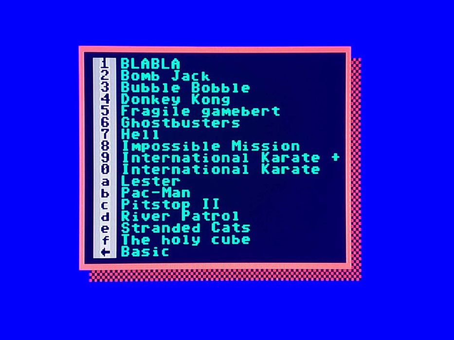 Для Commodore 64 картридж.