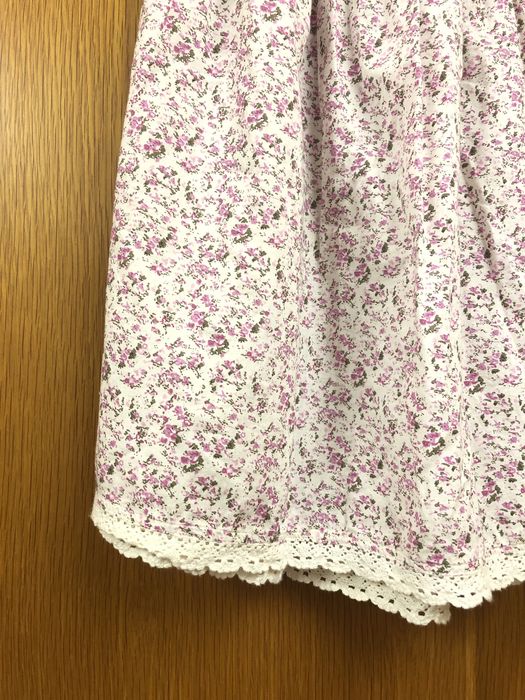 Vestido caicai rosa com flores