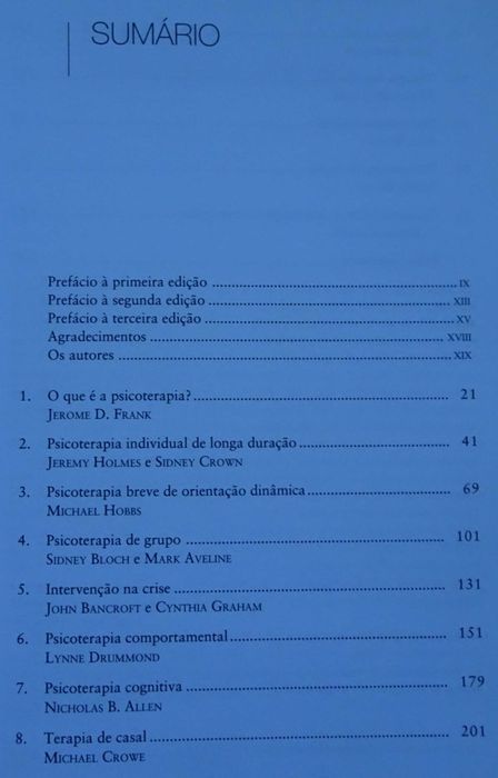 Uma Introdução Às Psicoterapias de Sidney Bloch